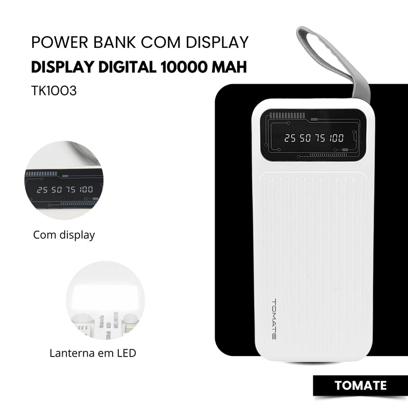 Power Bank 10000mAh Portátil